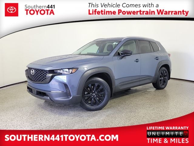 2024 Mazda Mazda CX-50 2.5 S Preferred Package in Machine Gray Metallic — front three-quarter view