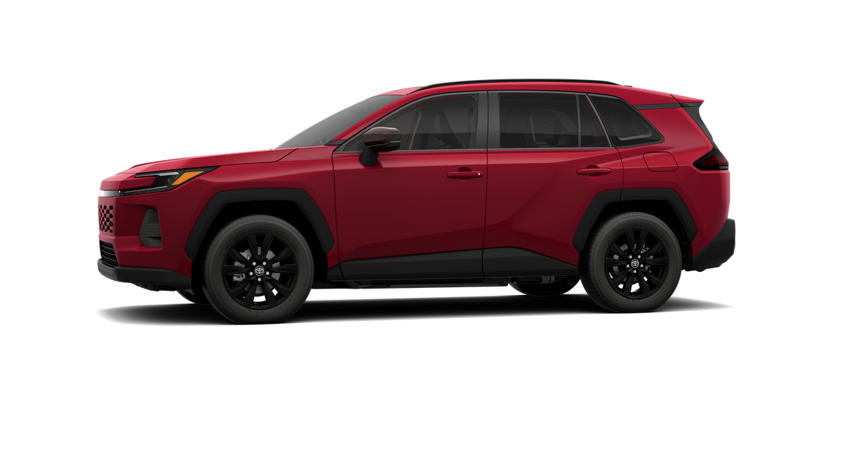 2026 Toyota RAV4 — rear three-quarter view
