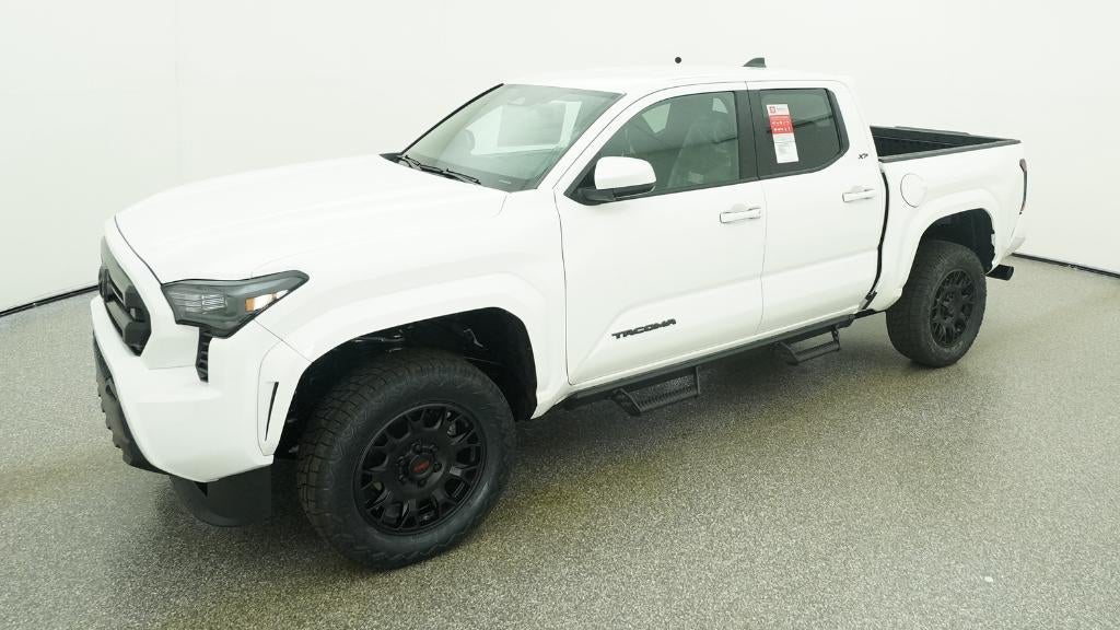 2026 Toyota Tacoma SR5 in Ice Cap — front three-quarter view
