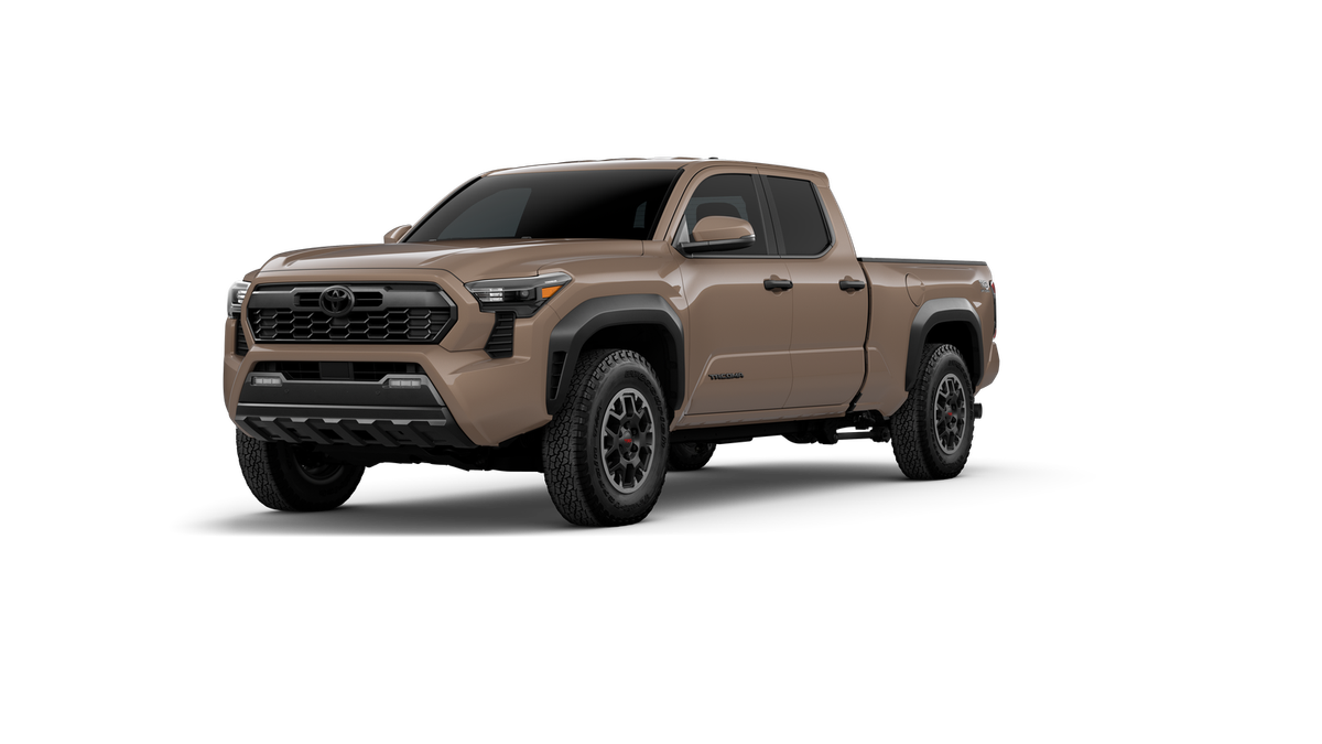 2026 Toyota Tacoma TRD Off-Road in Mudbath — front three-quarter view