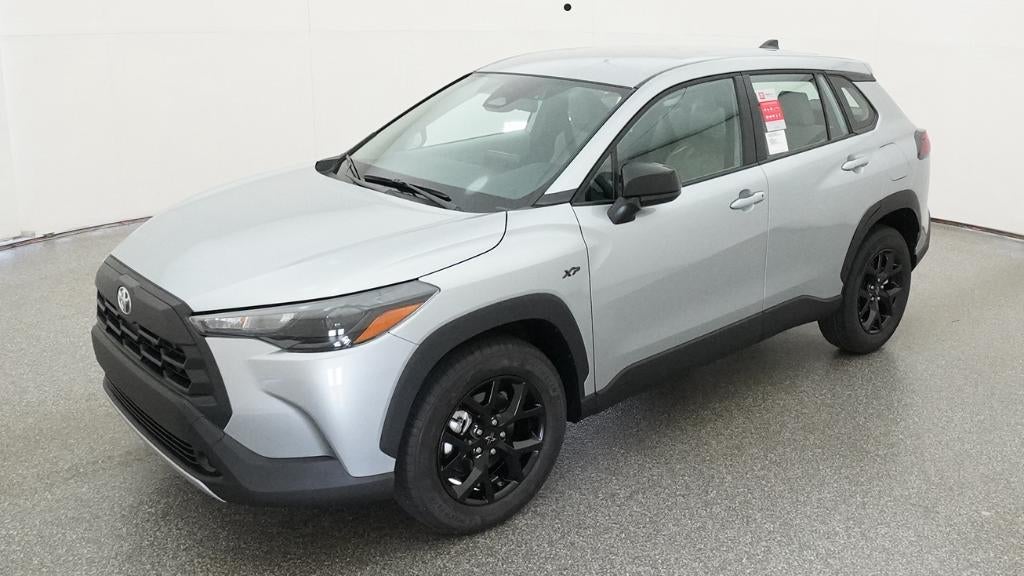 2026 Toyota Corolla Cross L in Sonic Silver — front three-quarter view