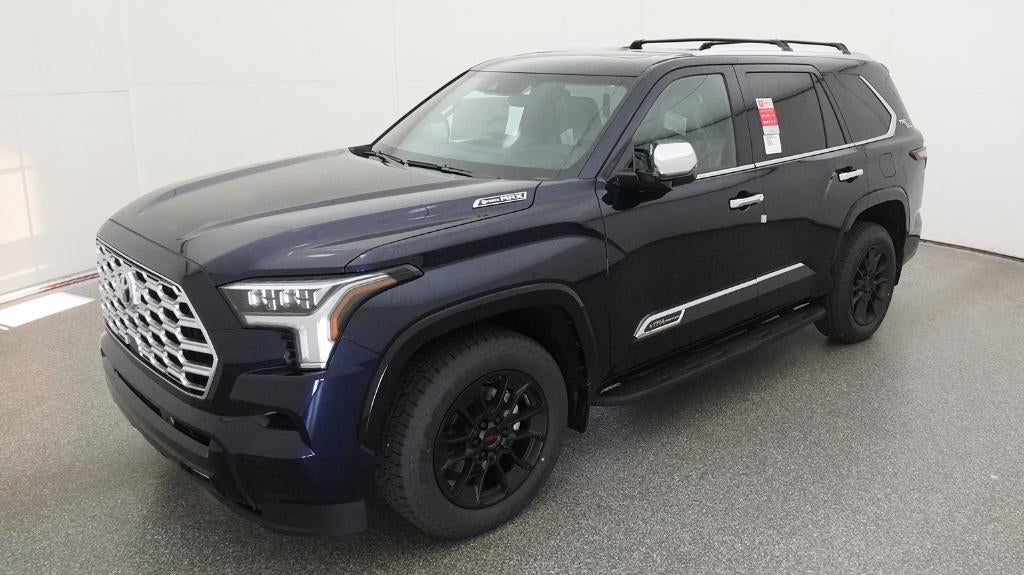 2026 Toyota Sequoia 1794 Edition in Blueprint — front three-quarter view