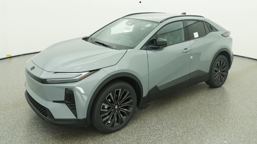 2026 Toyota C-HR XSE in Cement — front three-quarter view