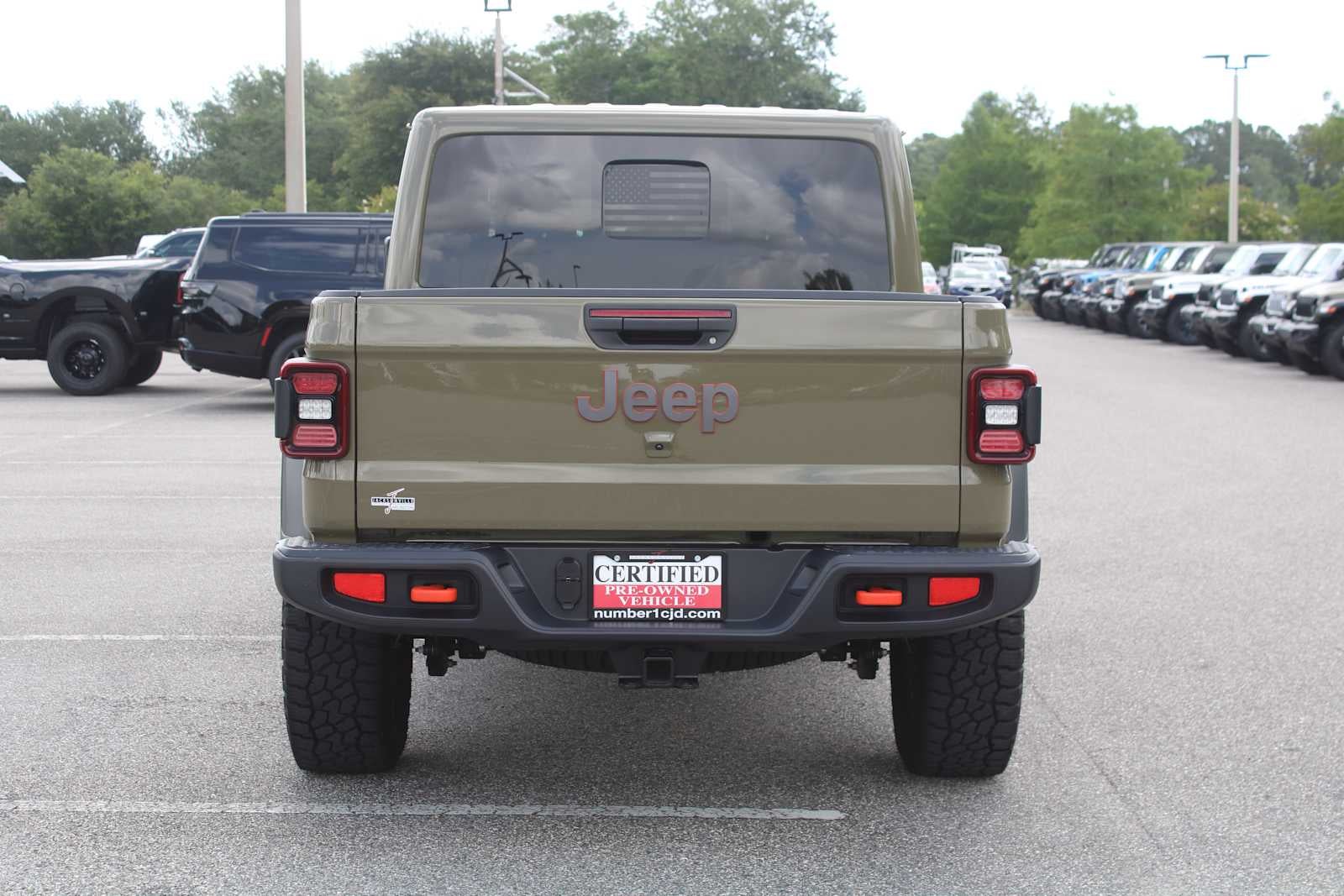 2025 Jeep Gladiator — rear three-quarter view