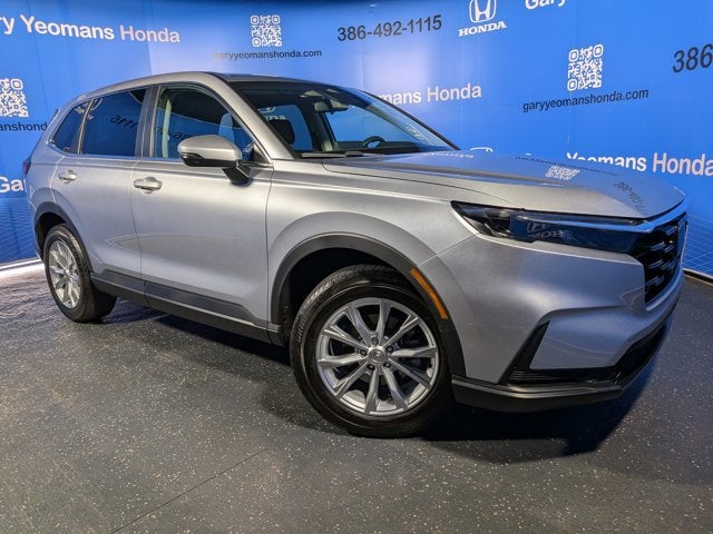 2024 Honda CR-V EX in Lunar Silver Metallic — front three-quarter view