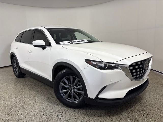 2020 Mazda Mazda CX-9 Touring in Snowflake White Pearl Mica — front three-quarter view