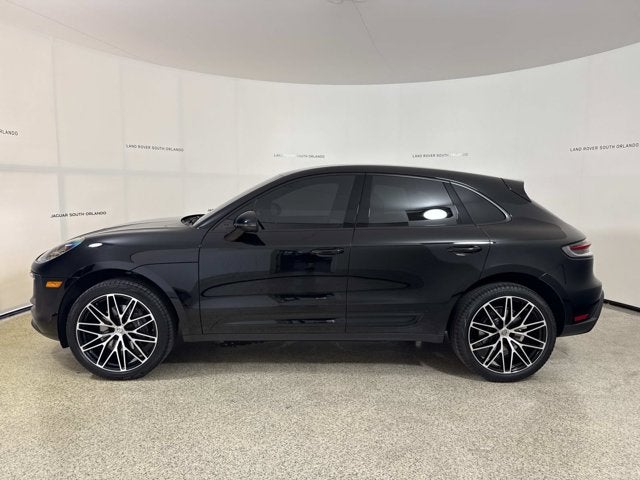 2024 Porsche Macan Base in Jet Black Metallic — front three-quarter view