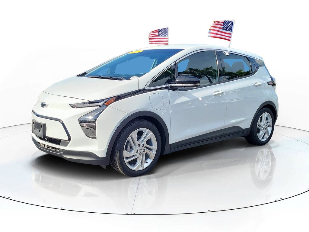 2023 Chevrolet Bolt EV — rear three-quarter view