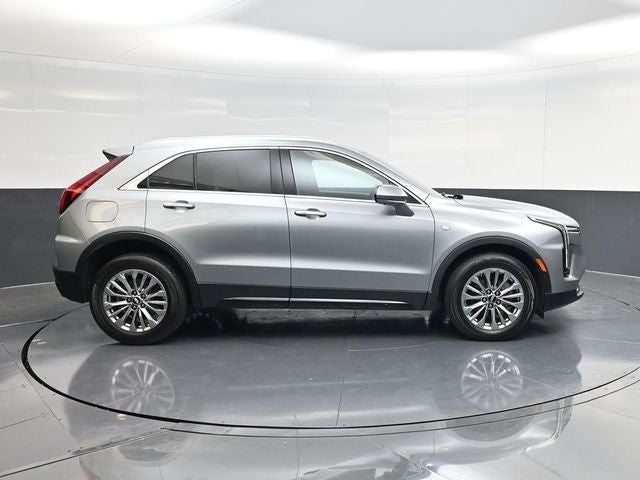 2025 Cadillac XT4 Premium Luxury in Silver Metallic — front three-quarter view