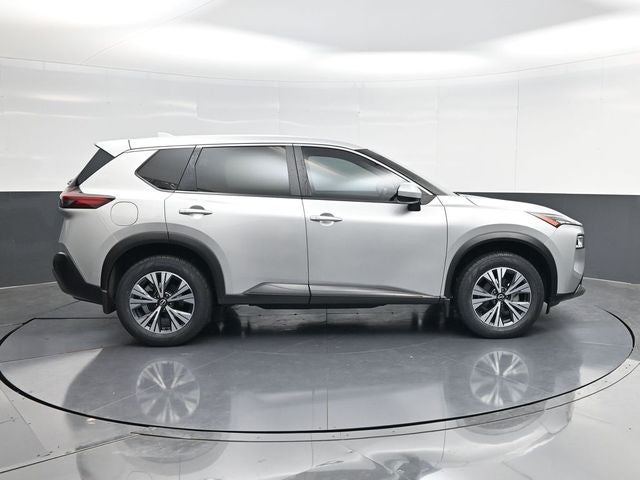 2023 Nissan Rogue SV in Silver — front three-quarter view