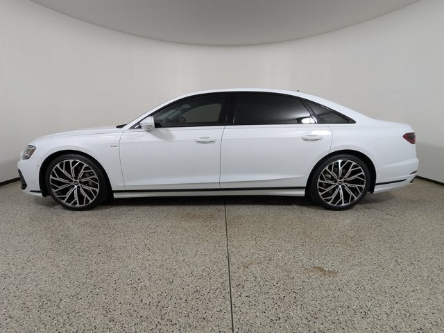 2023 Audi A8 — rear three-quarter view