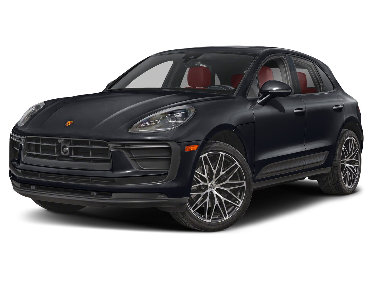 2026 Porsche Macan AWD in Black — front three-quarter view