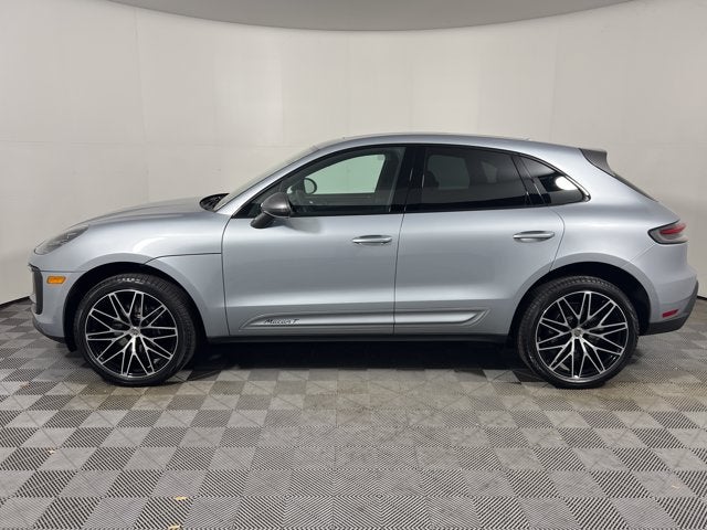 2026 Porsche Macan Base in Dolomite Silver Metallic — front three-quarter view