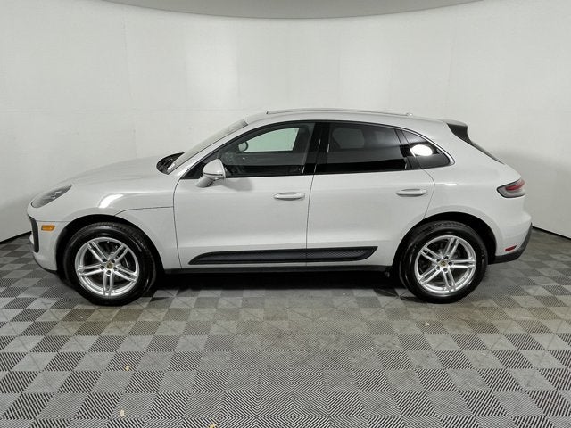 2026 Porsche Macan Base in Chalk — front three-quarter view